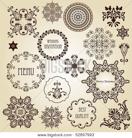 Vector Vintage Design Elements