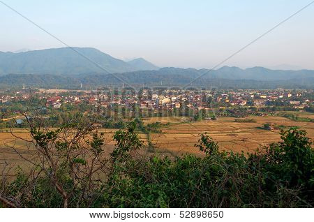 The Beautiful Landscape. Vang Vieng. Laos.