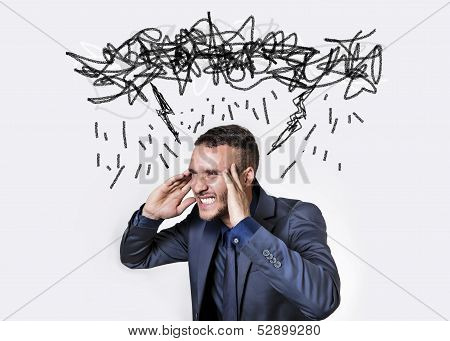 Stressed Businessman