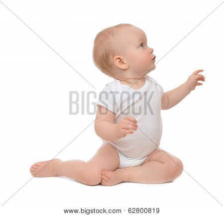 10 Month Child Baby Toddler Sitting