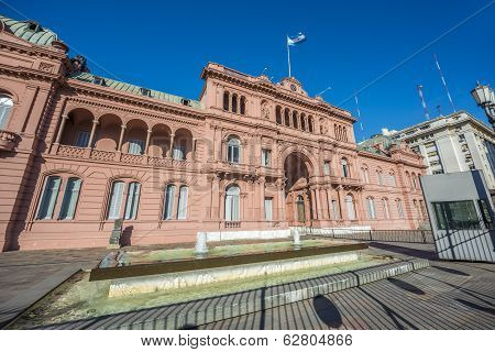 Casa Rosada Building In Buenos Aires, Argentina.