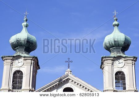 Bell Tower, St. Ignatius Church In Gorizia