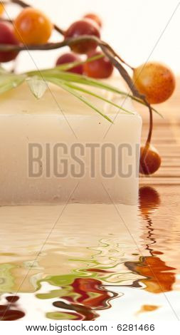 Domowe oliwy z oliwek Bar Soap, skupić się na przedniej części protokołu Soap