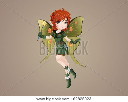 Butterfly Fairy Girl