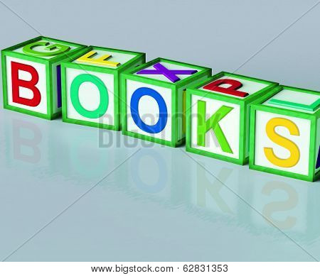Books Blocks Shows Novels Non-fiction And Reading