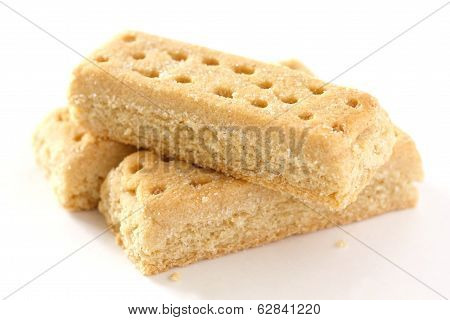 Shortbread finger biscuits