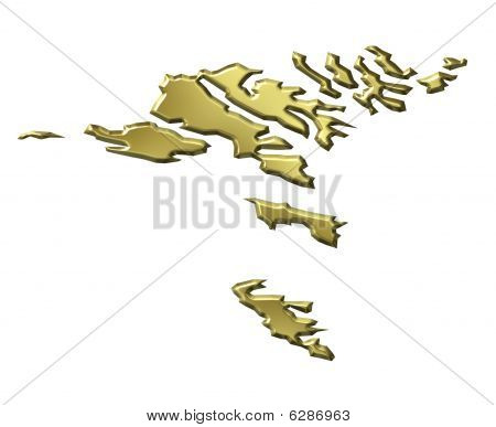 3D mapa Złote Wyspy Owcze