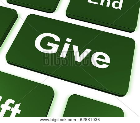 Give Key Means Bestowed Allot Or Grant