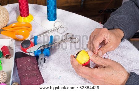 Crafting Leather Balls