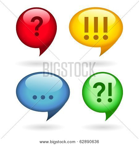 Ellipsis, exclamation, question marks