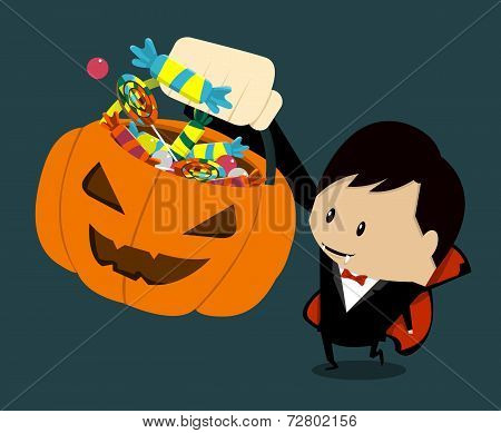 Halloween-vampire