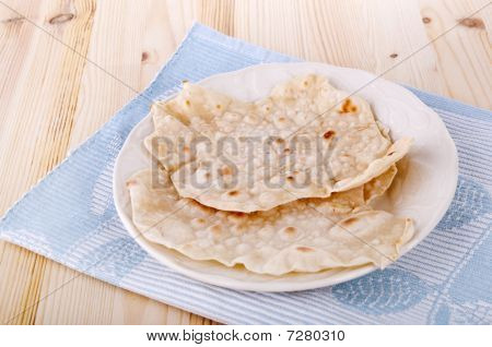 Chapatti 또는 인도 Roti