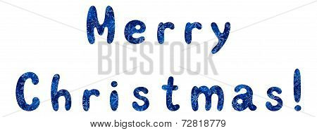 Lettering holiday Merry Christmas