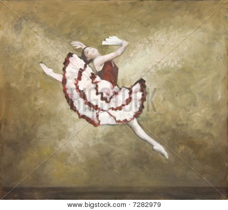 Oilpainting - ballerina