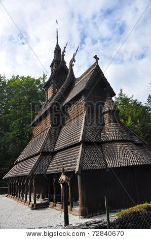 fantoft, stave church in norway