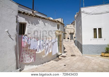 Alleyway. Laterza. Puglia. Italy.