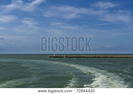 Dunkirk - Modern Day Entrance To Harbour.