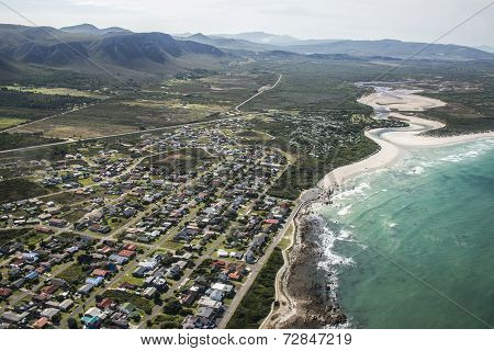Aerial view on Franskraal