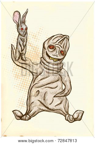 Boogey - Hand Drawing, Vector