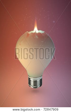 light bulb candle