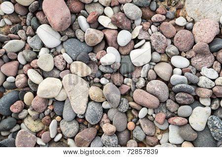 Small Pebble Rock Background Texture