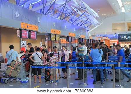 Check in counter KLIA2 airport