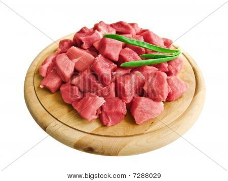 เนื้อสีเขียว
