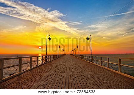 Pier In Gdynia - Orlowo