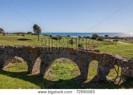 Roman Ruins On Spanish Coast