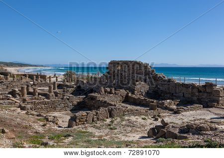 Roman Ruins On Spanish Coast