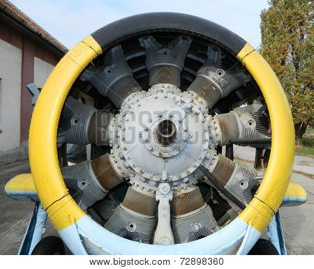 Old jet engine