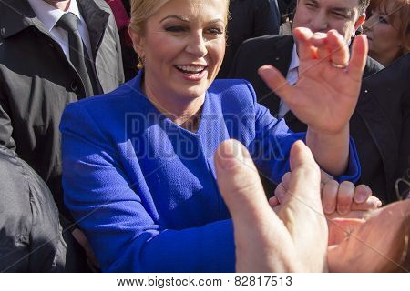 Kolinda Grabar Kitarovic The First Woman President Of Croatia
