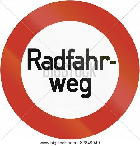 Radweg 1934