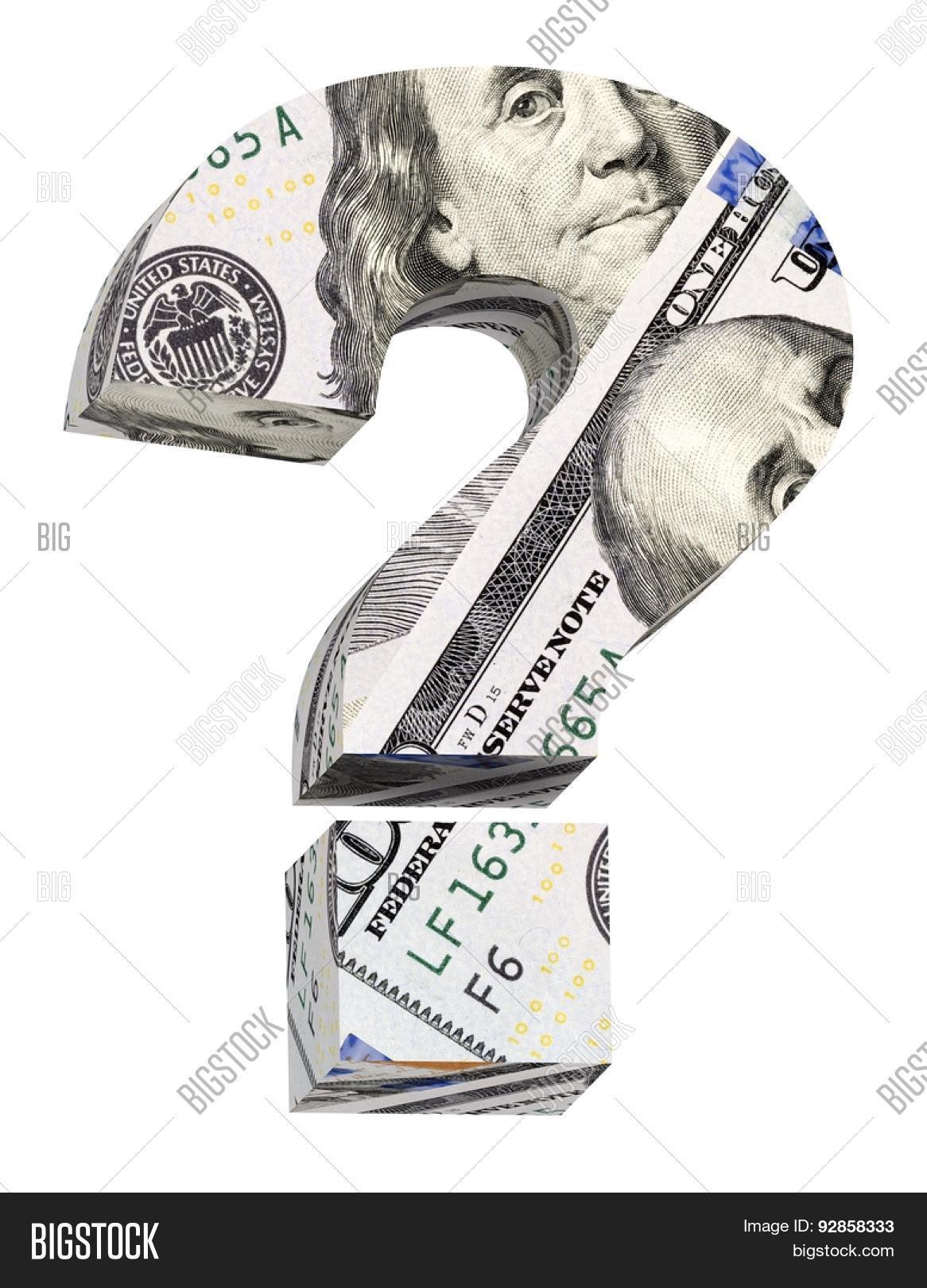 Question Mark Dollar Image & Photo (Free Trial) | Bigstock