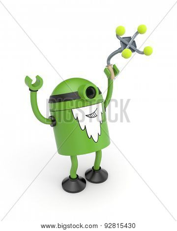 Old green robot rejoice