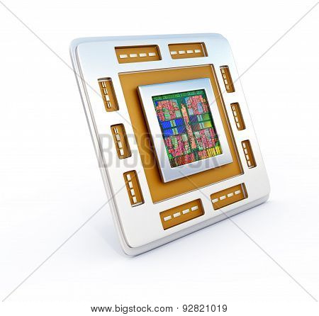Computer Cpu (central Processor Unit) Chip