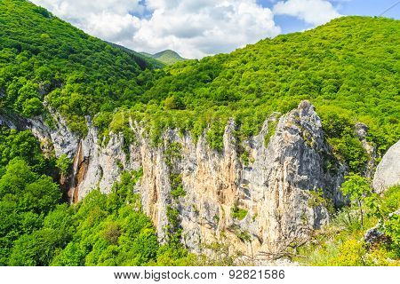 Beautiful Waterfall In Vratsa Balkan Mountains