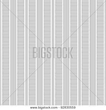 Seamless Stripe and Line Pattern. Vector Black and White Texture