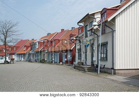 Picturesque colorful homes in Old Town