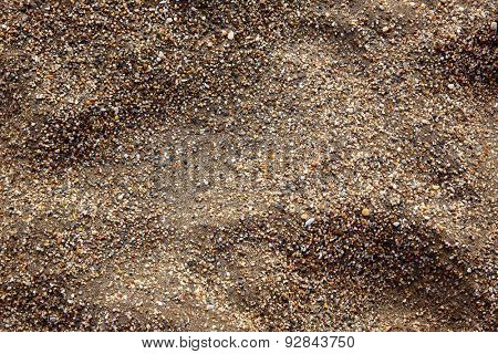 Almeria Cabo de Gata sand texture closeup detail in Spain