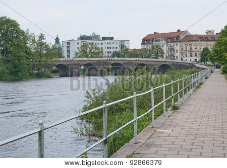 Walk path by Atran river