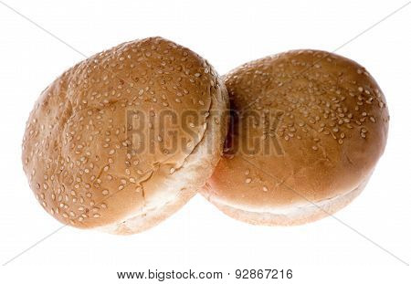Two Breadstuff  Isolated On White Background