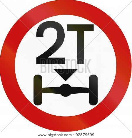 Axle Load Limit In Greece