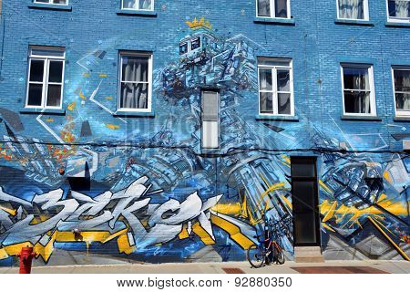 Street art robot