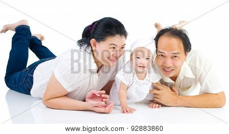 Asian family portrait.