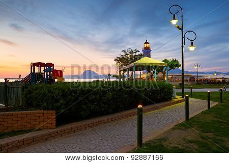 Lighthouse in Patras.
