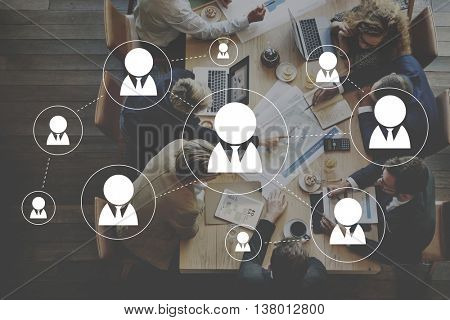 Social Networking Sharing Communication Media Concept