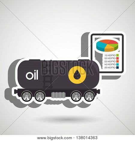 truck petroleum isolated icon design, vector illustration  graphic