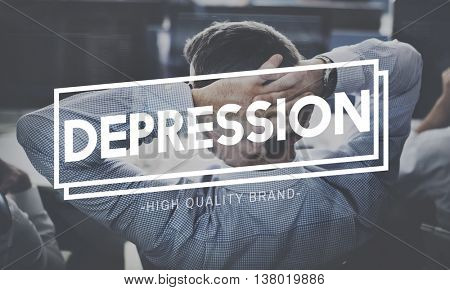 Thinking Crisis Analyse Depression Problem Concept
