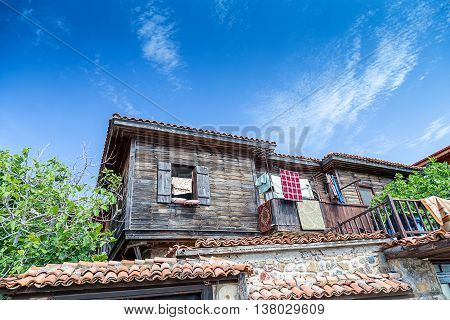 Retro Wooden Houses
